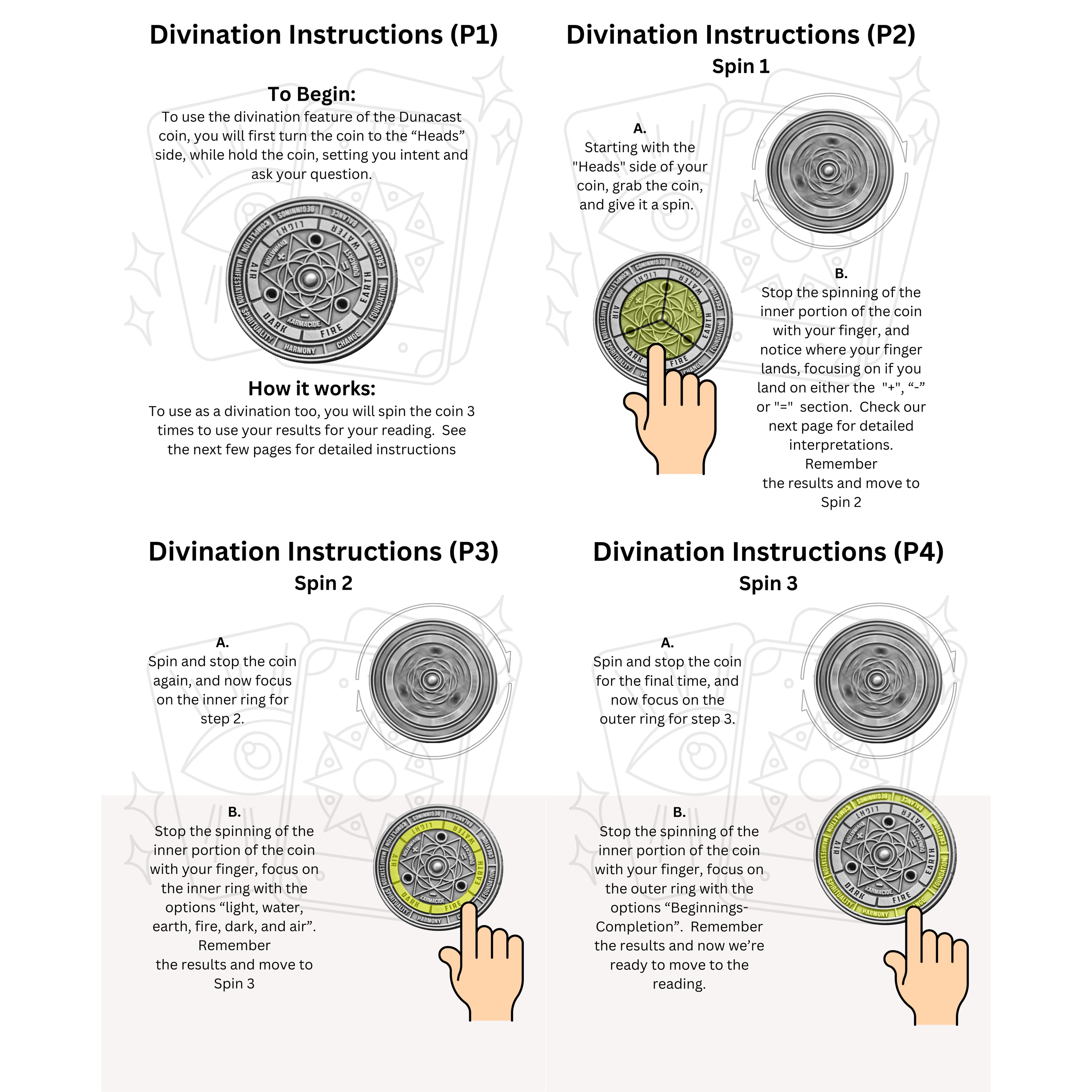 Dunacast 369 Divination Instructions